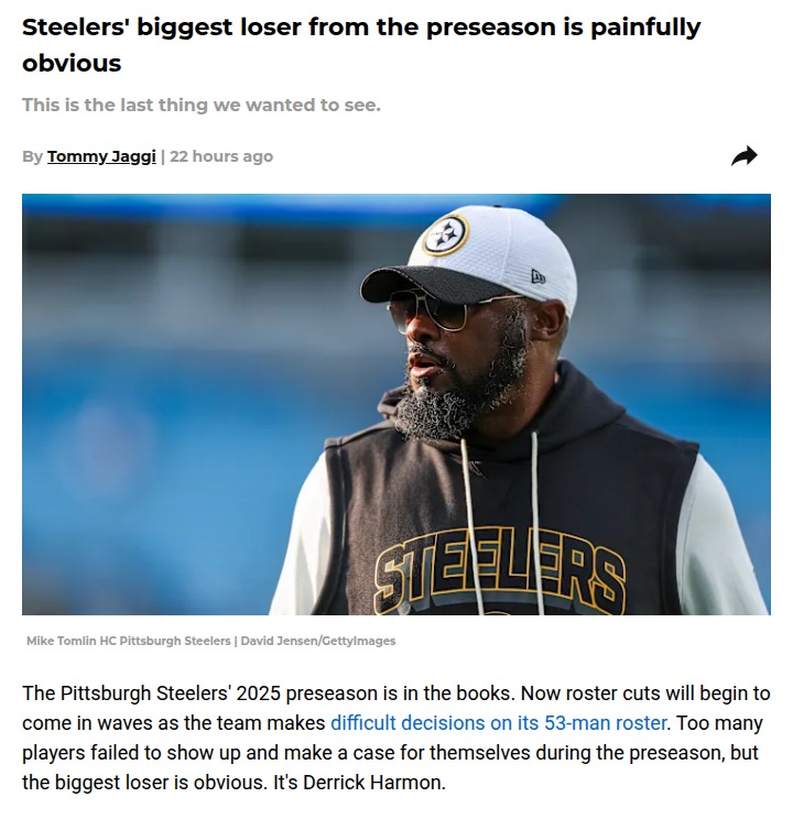 Steelers rookie’s preseason scare shakes fans