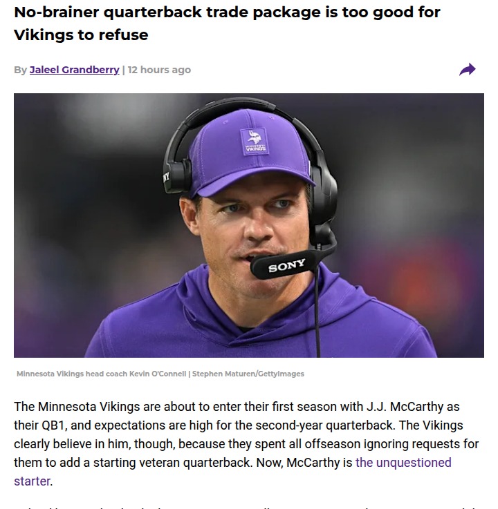 Vikings could land Drew Lock for a steal