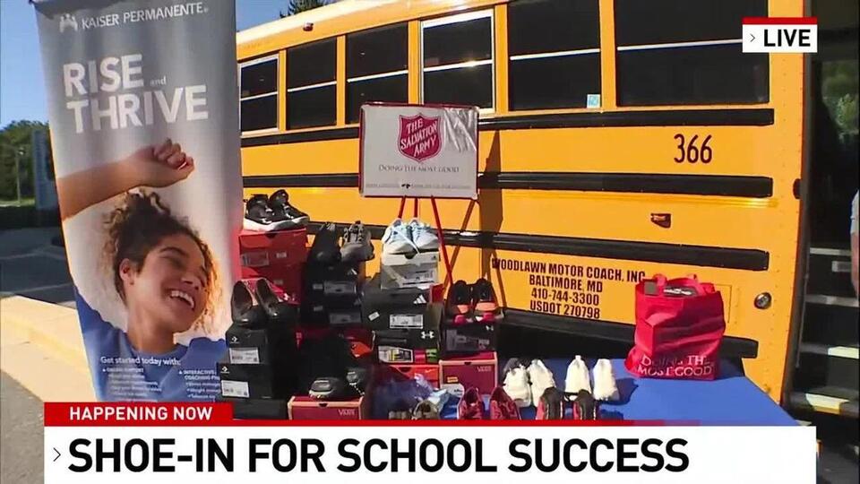 Baltimore kids step into school with confidence