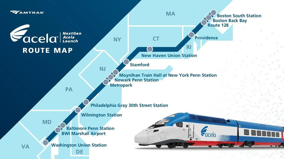 NextGen Acela Trains Are Here!