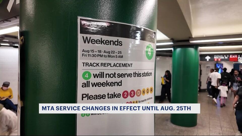 Subway shakeup: Weekend 4/5/6 changes hit Manhattan