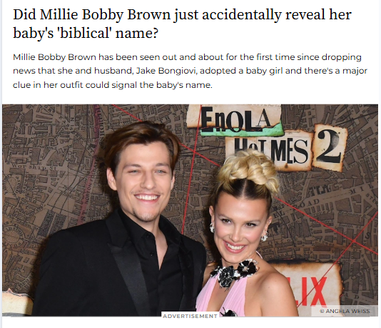 Millie’s Baby Name Clue? 👀 Biblical Twist!
