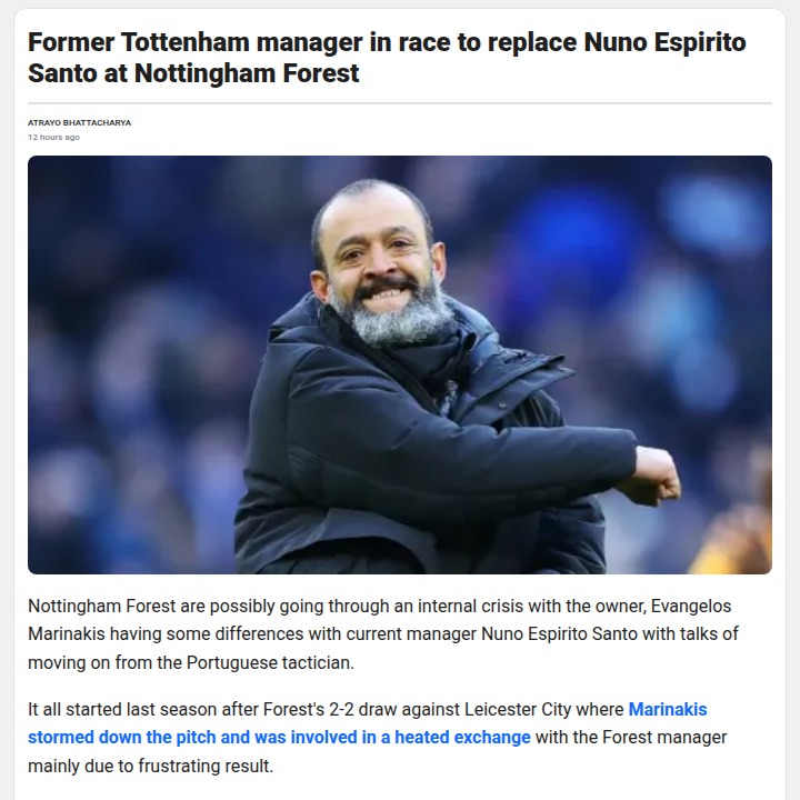 Could Ange Postecoglou Be Forest’s Next Boss?
