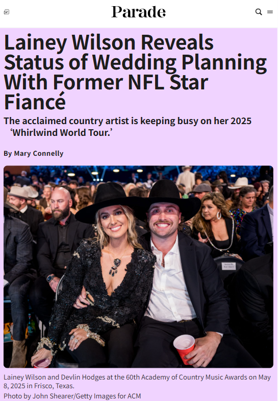 Lainey Wilson’s Wedding Plans Are on Hold!
