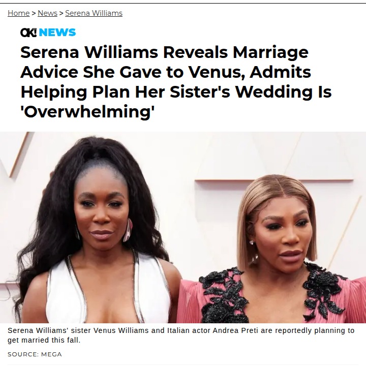 Serena Spills on Venus’ Wedding Stress!