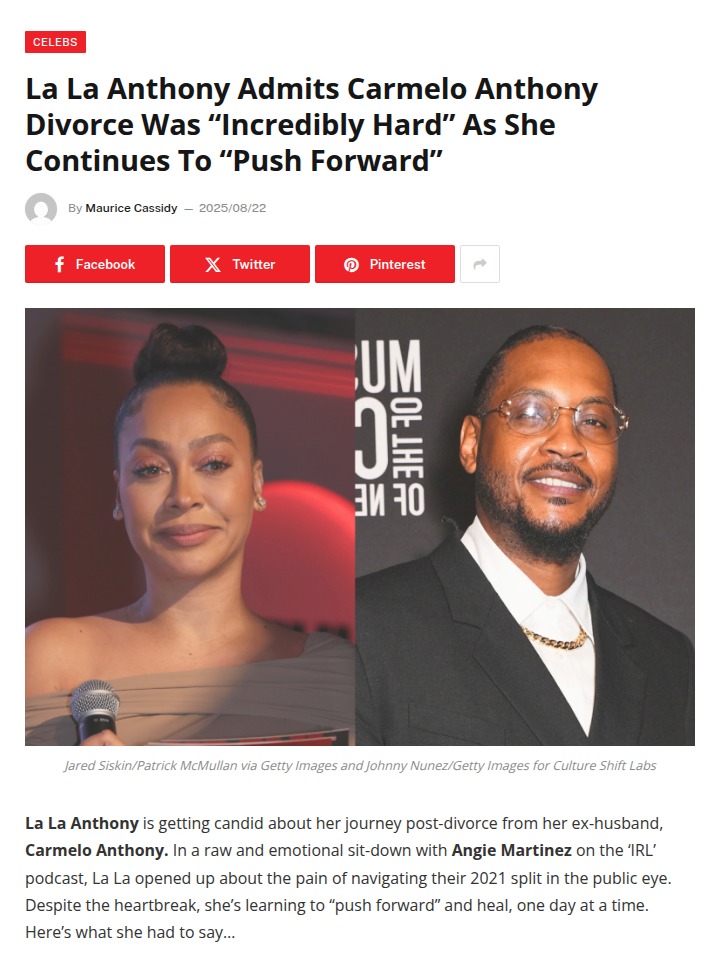 La La Opens Up: Melo Trade Changed Everything
