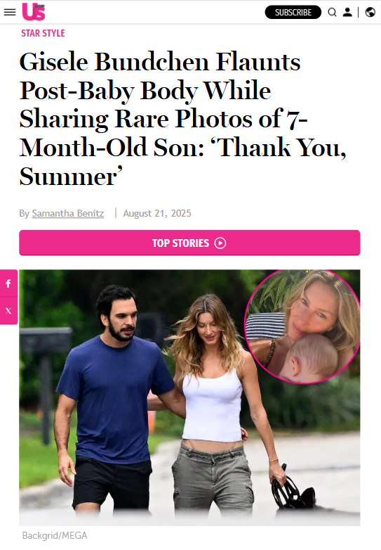 Gisele’s New Baby Photos Spark Debate! 👀