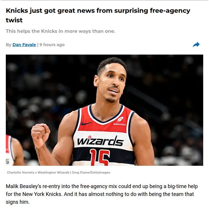 Knicks’ free agency odds just got a boost