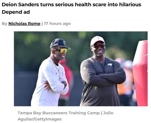 Deion Sanders’ Depend Deal?! 😂