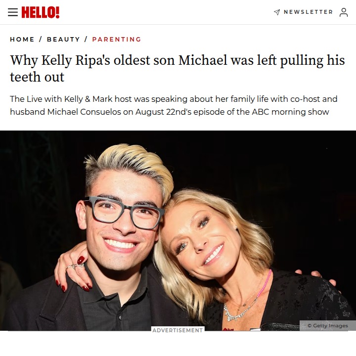Kelly Ripa’s son cashed in on the tooth fairy