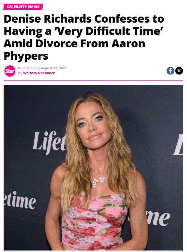 Denise Richards Drops Divorce Bombshell 💔