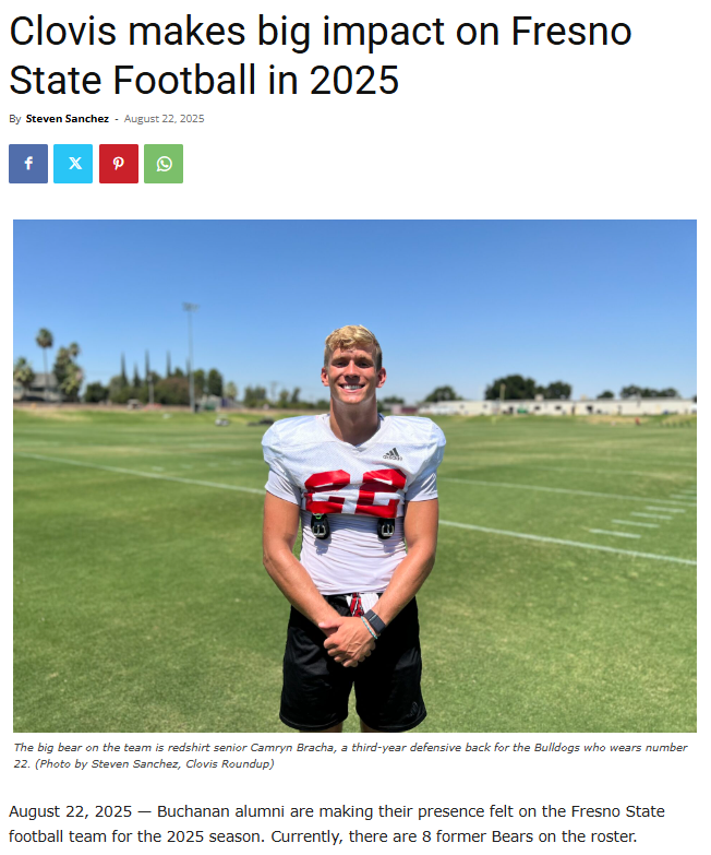 Clovis roots power Fresno State Football’s 2025 squad