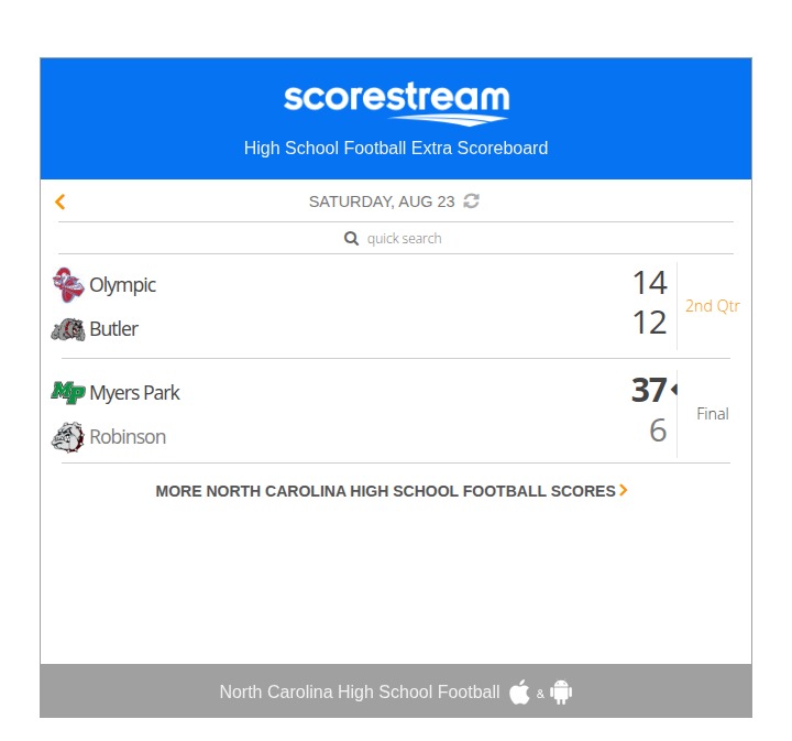 Friday night lights: High school football scores are in!