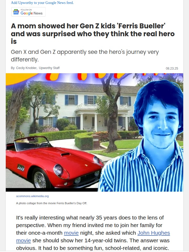 Ferris Bueller’s Real Hero? Gen Z Says Jeanie! 🤯