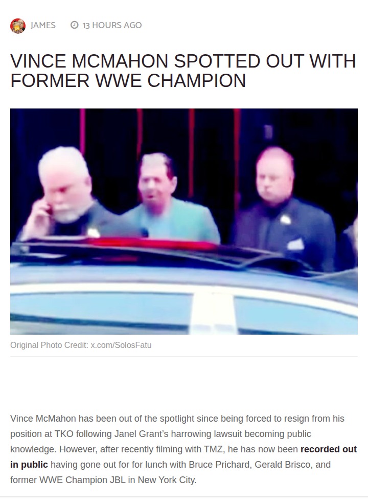 Vince Back in the Spotlight with JBL?