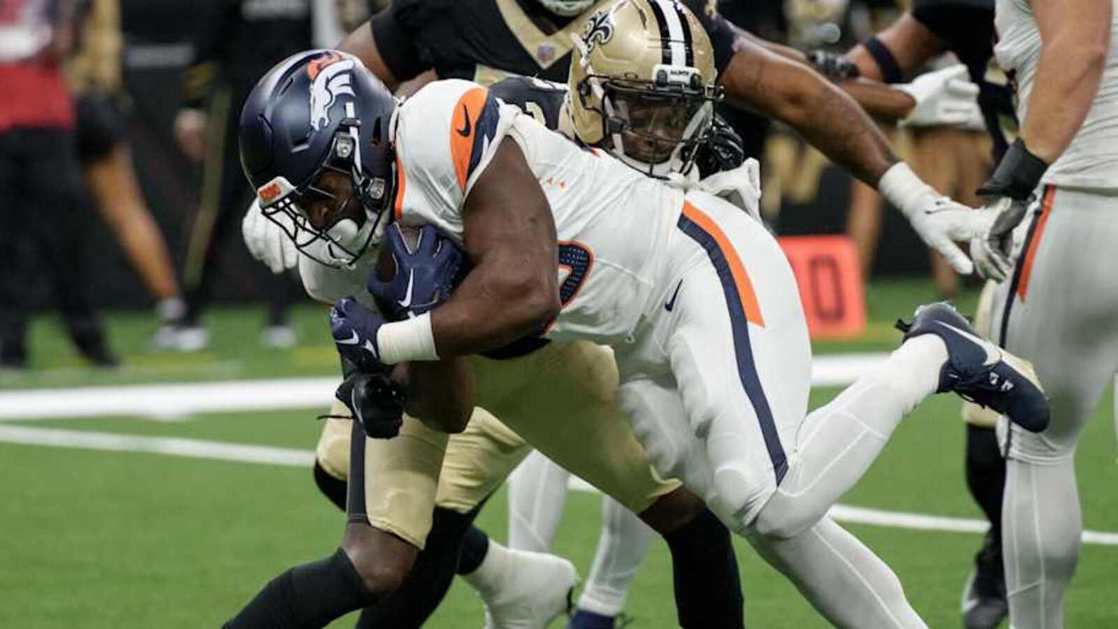 Estime’s bruiser run: Can Broncos risk losing him?