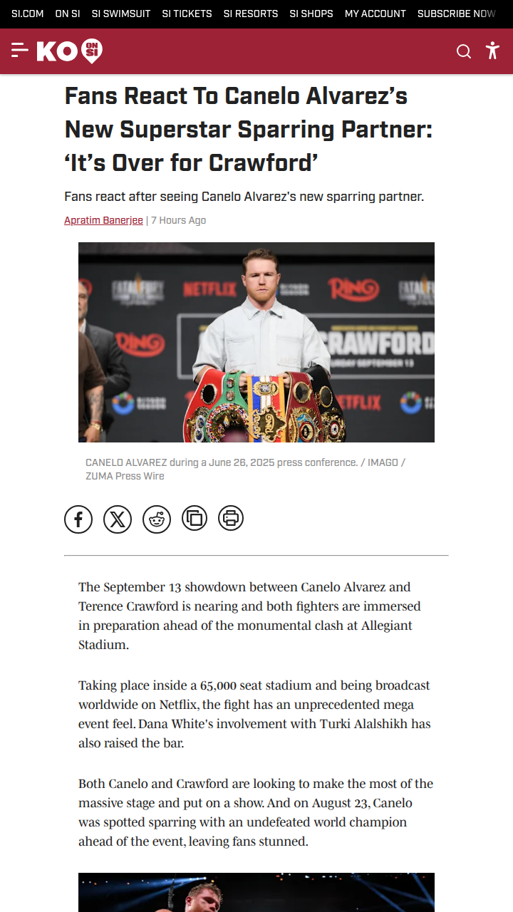 Canelo’s Sparring With ‘Boots’—Is Bud in Trouble?