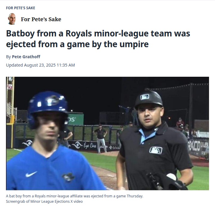 Batboy ejected in wild Quad Cities game