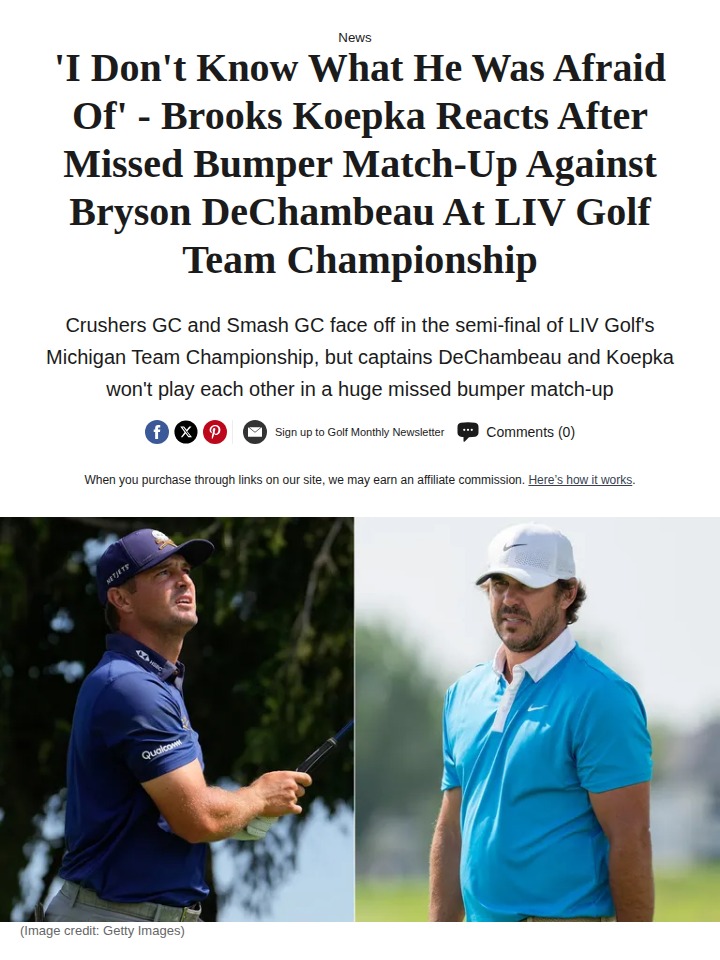 Why Did Bryson Dodge Brooks Again?