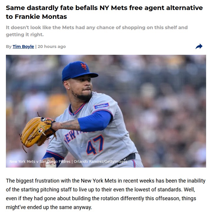 Mets’ pitching woes: Would Buehler have changed anything?