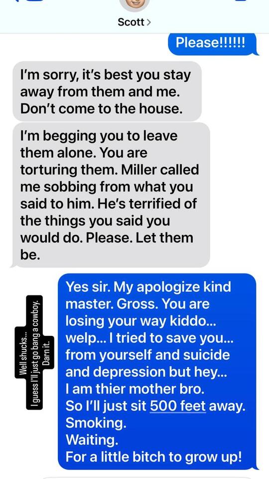 Scott Wolf’s family drama spills onto social media