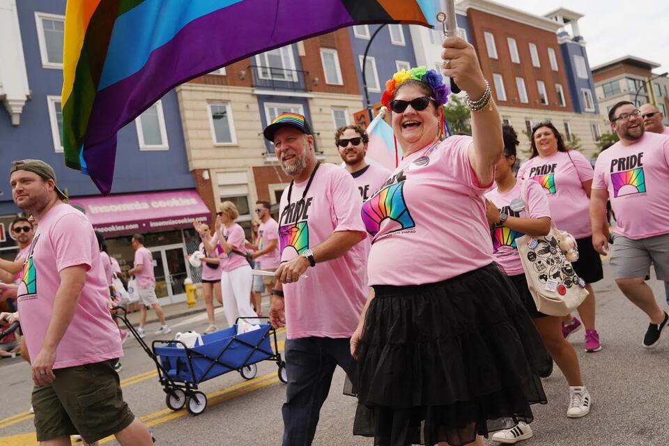 Downtown Akron shines with unity and pride