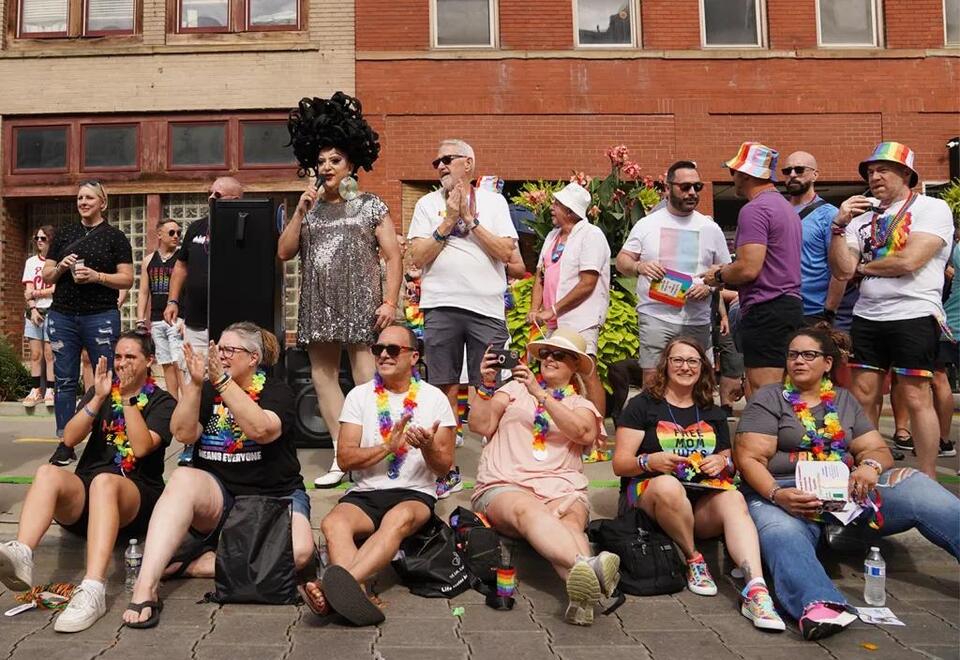 Downtown Akron shines with unity and pride