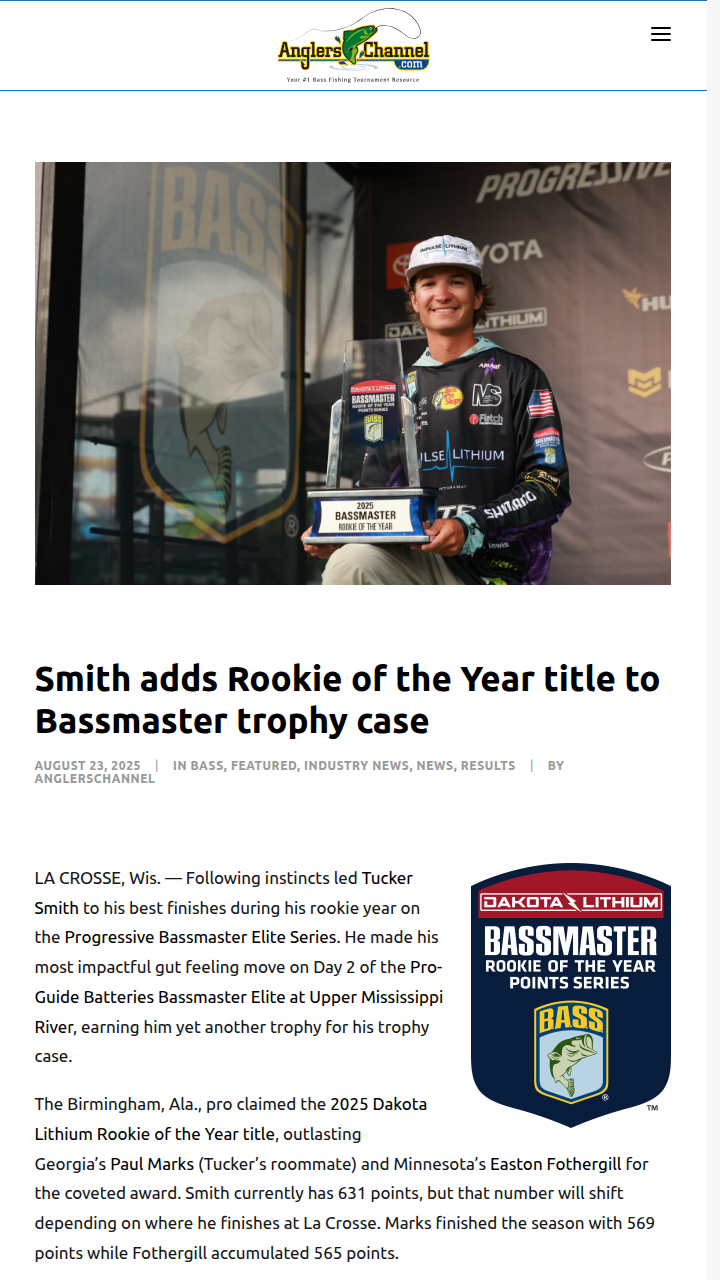 Smith Seals ROY in Epic Comeback Over Marks
