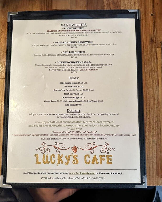 Cleveland’s waffle wonder: Lucky’s Cafe magic