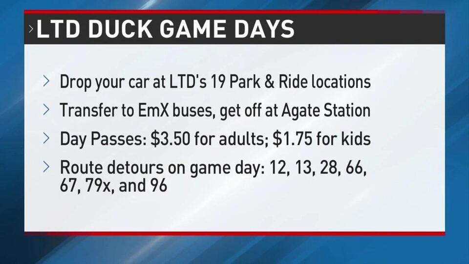 Game day rides to Autzen just got easier
