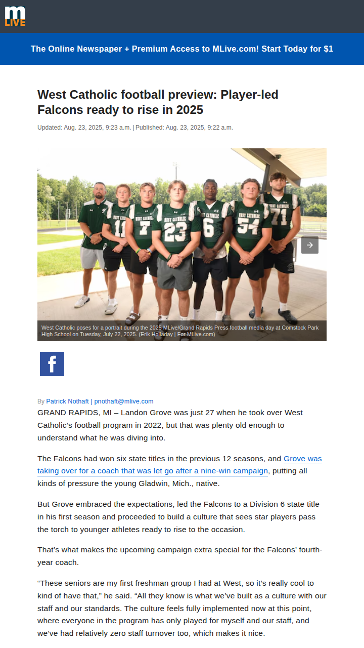 West Catholic’s young leaders set the tone for 2025