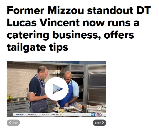 From Mizzou football to KC tailgate hero