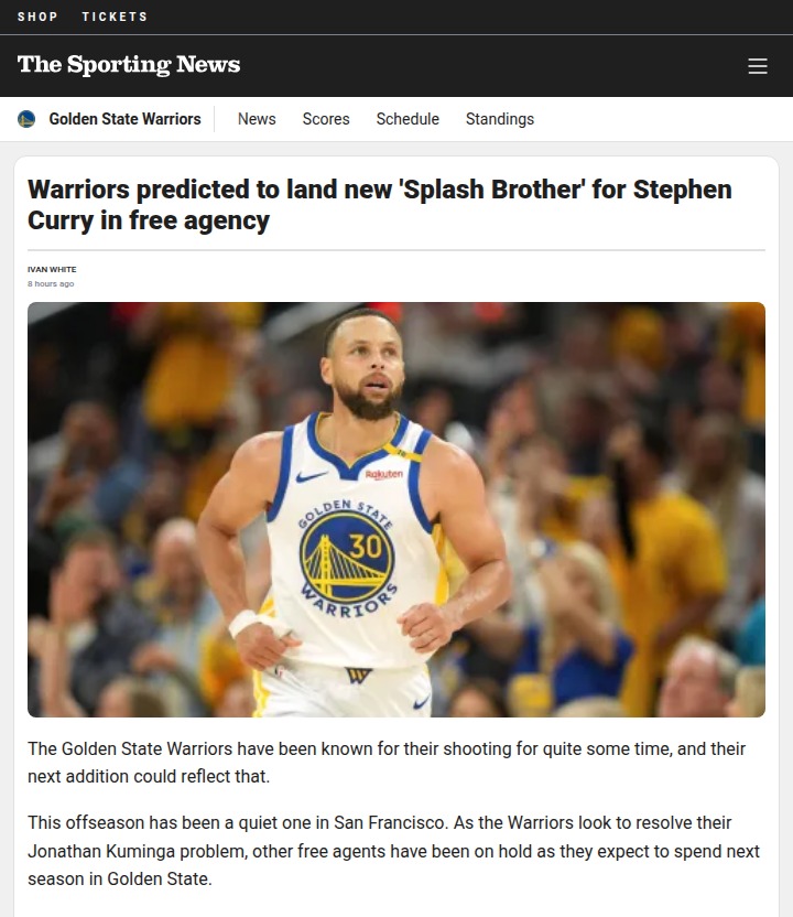 Could Malik Beasley be Curry’s new Splash Brother?