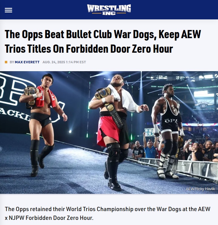 The Opps Outsmart War Dogs at Forbidden Door!