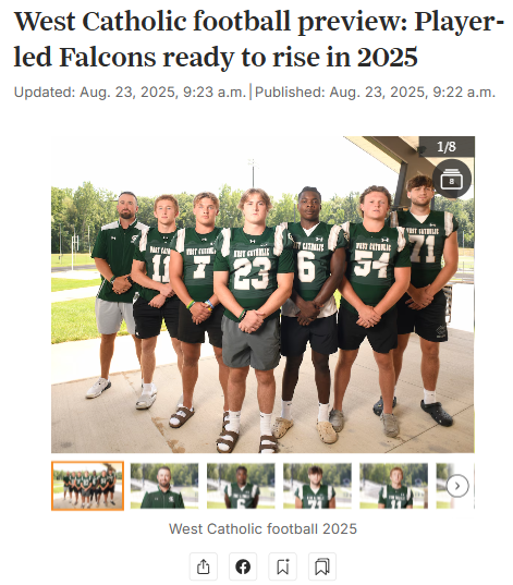 West Catholic’s young leaders set the tone