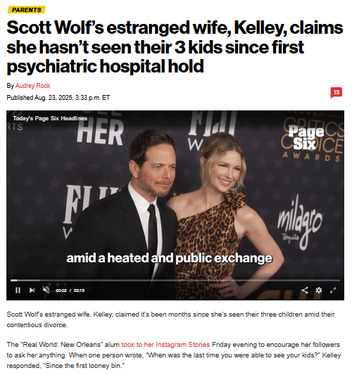 Scott Wolf Divorce Drama Gets Messy