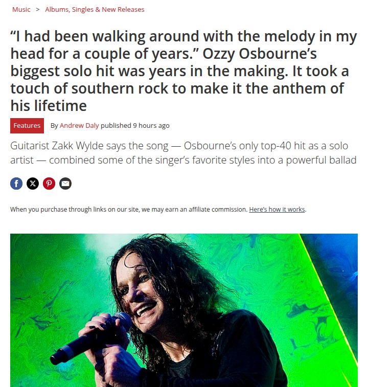 Ozzy’s Southern Rock Twist Shocks Fans 🎸