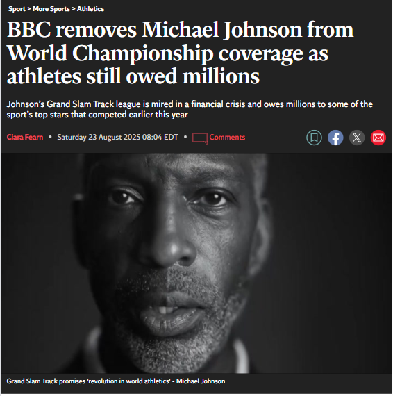 MJ Out: Grand Slam Track’s Money Mess Exposed