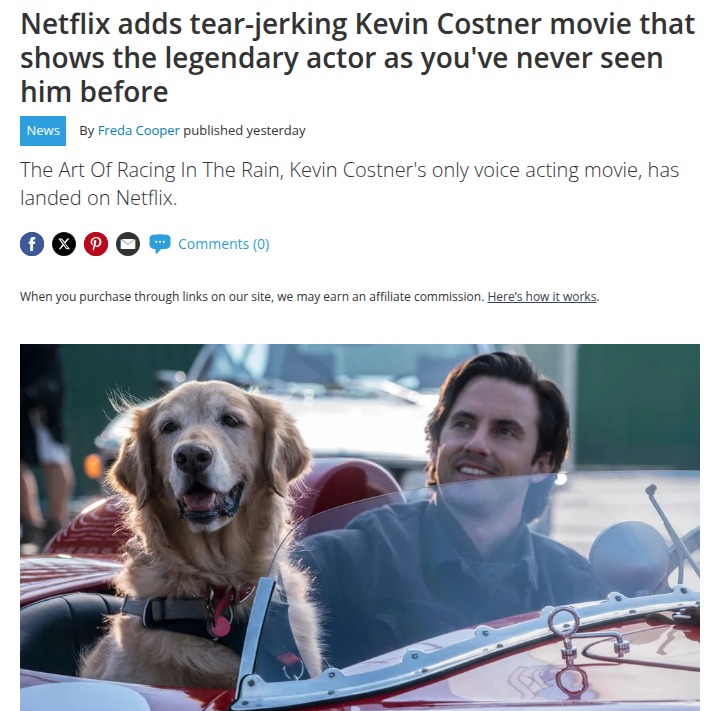 Kevin Costner as a Dog?! 🐶 Fans Divided