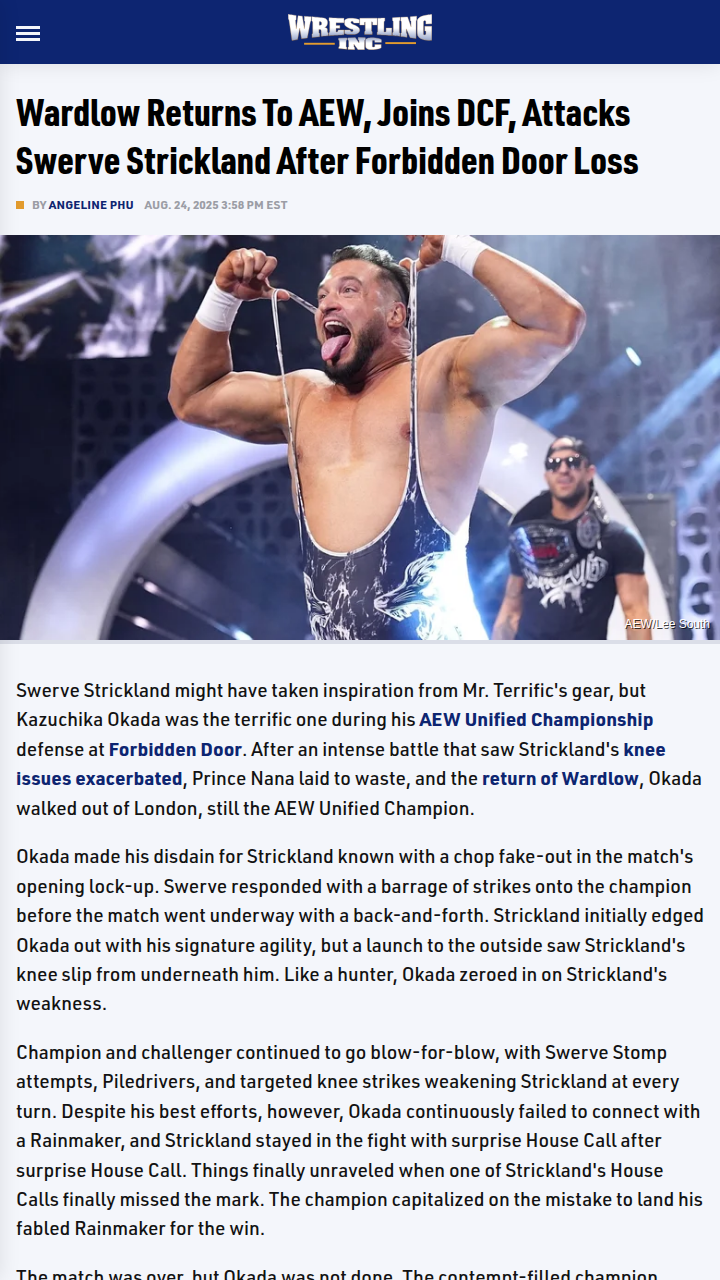 Wardlow Shocks AEW: Joins DCF, Targets Swerve!