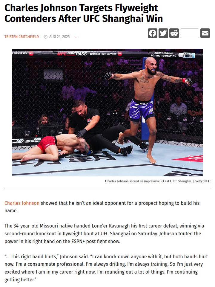 InnerG Shakes Up UFC Flyweight Rankings