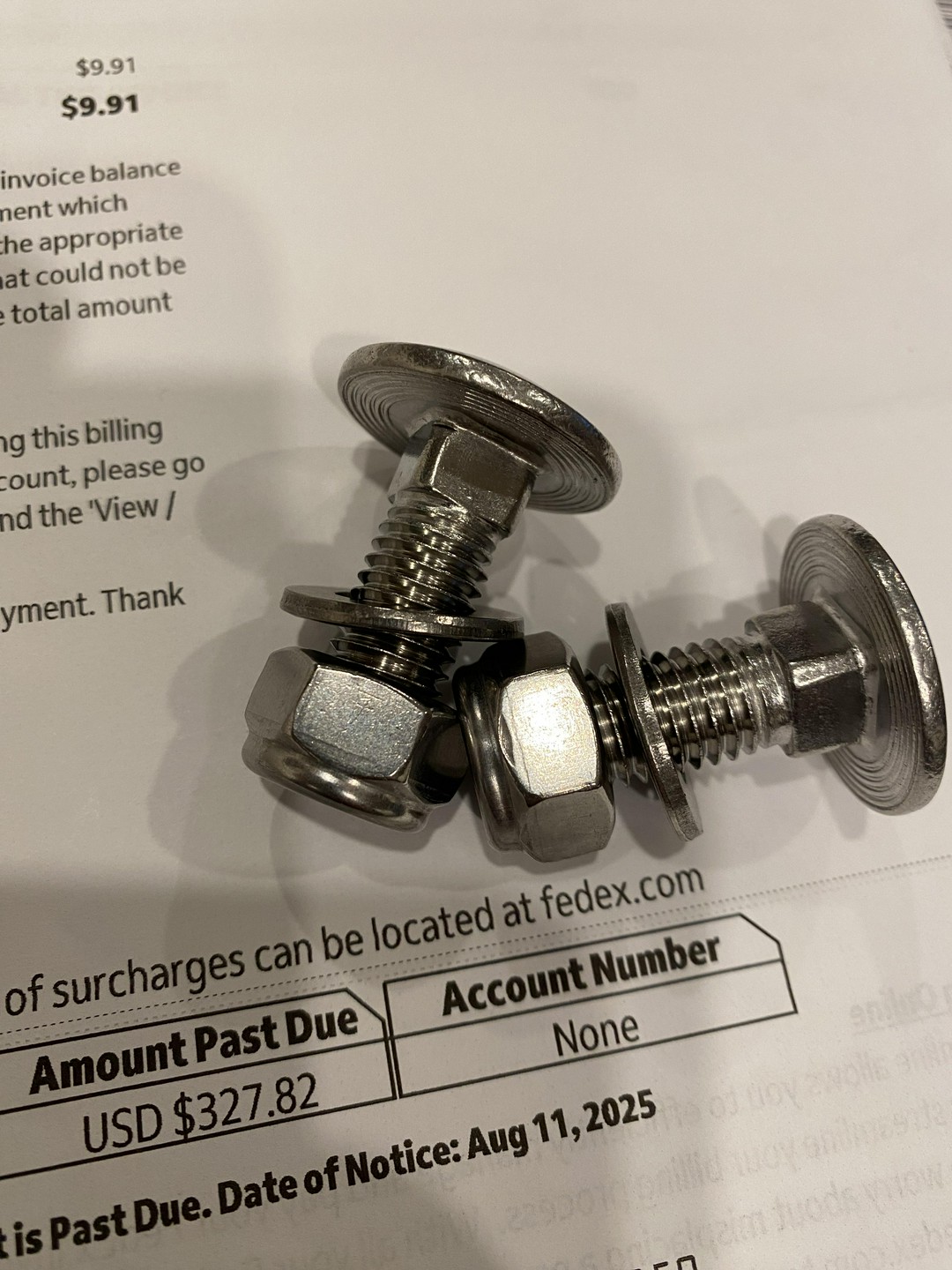 FedEx Is Demanding My 81-Year-Old Dad Pay $327 For Two Bolts 