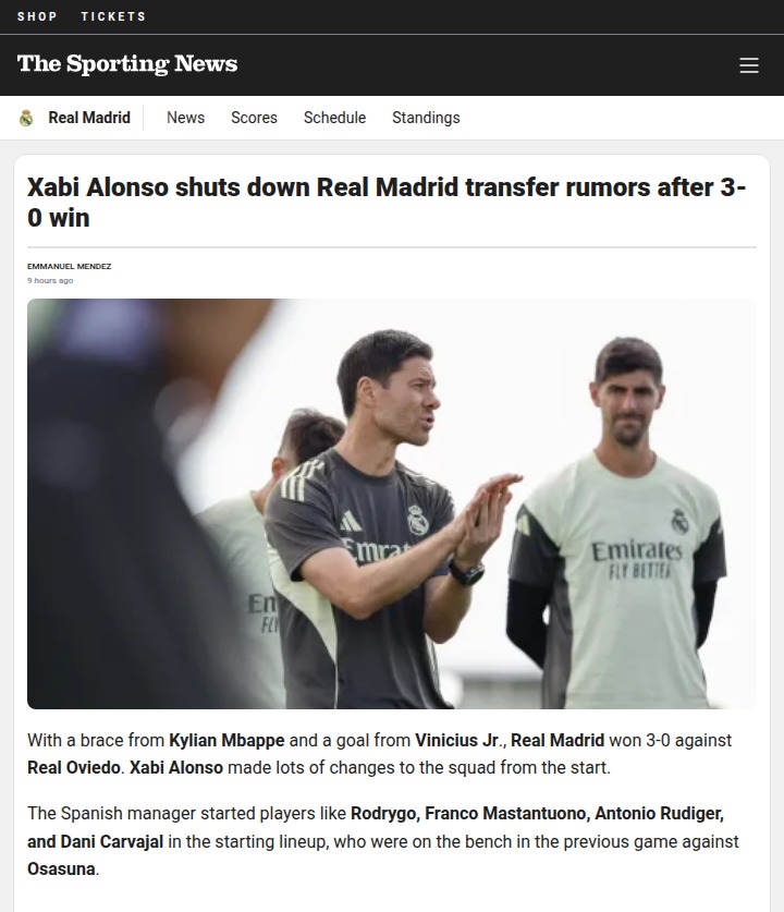 Alonso Ends Real Madrid Rumor Mill After Oviedo Win