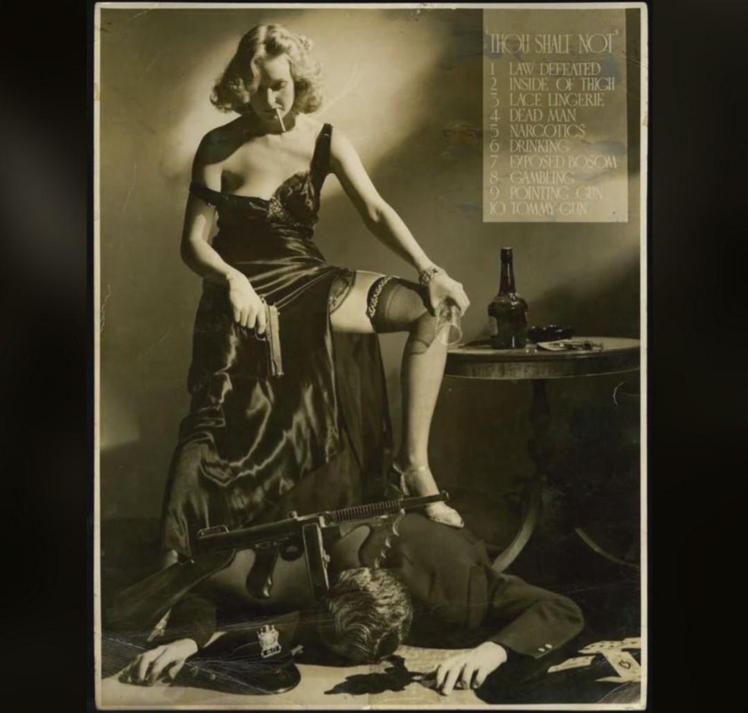 This Old Photo Mocks the Hays Movie Censorship Code by Violating as Many of Its Rules as Possible in a Single Image