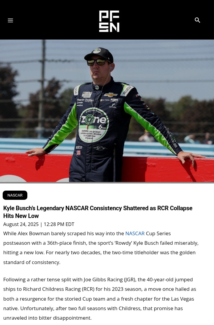 Is This the End for Rowdy at RCR?