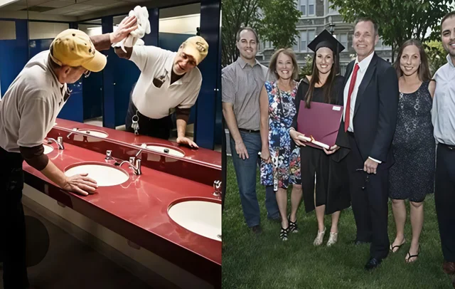 Boston College janitor saves $700k as all 5 of his kids attend tuition-free