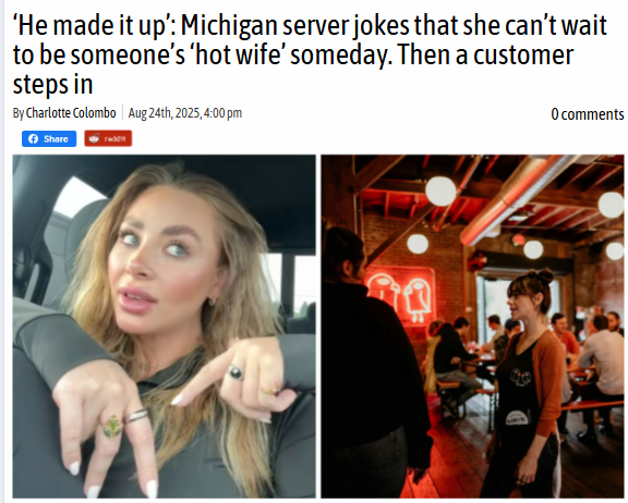 Michigan server calls out wild customer rumor