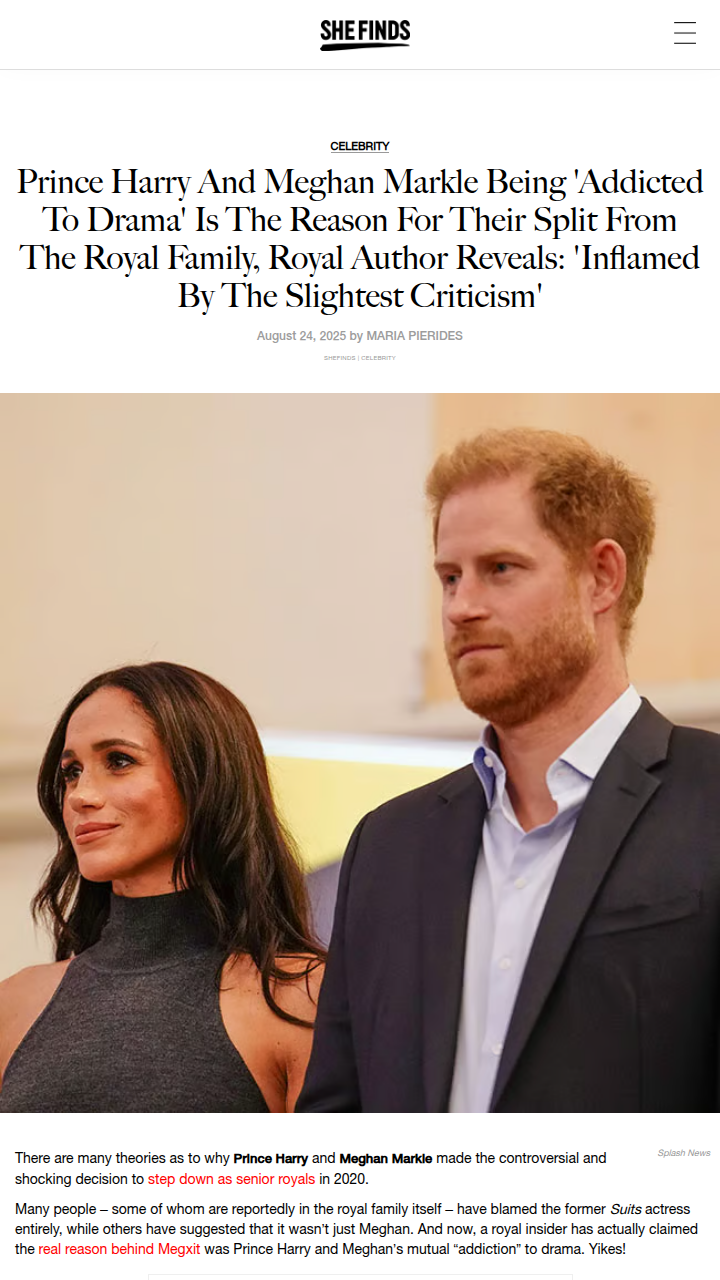 Prince Harry & Meghan: Drama Addiction? 👀
