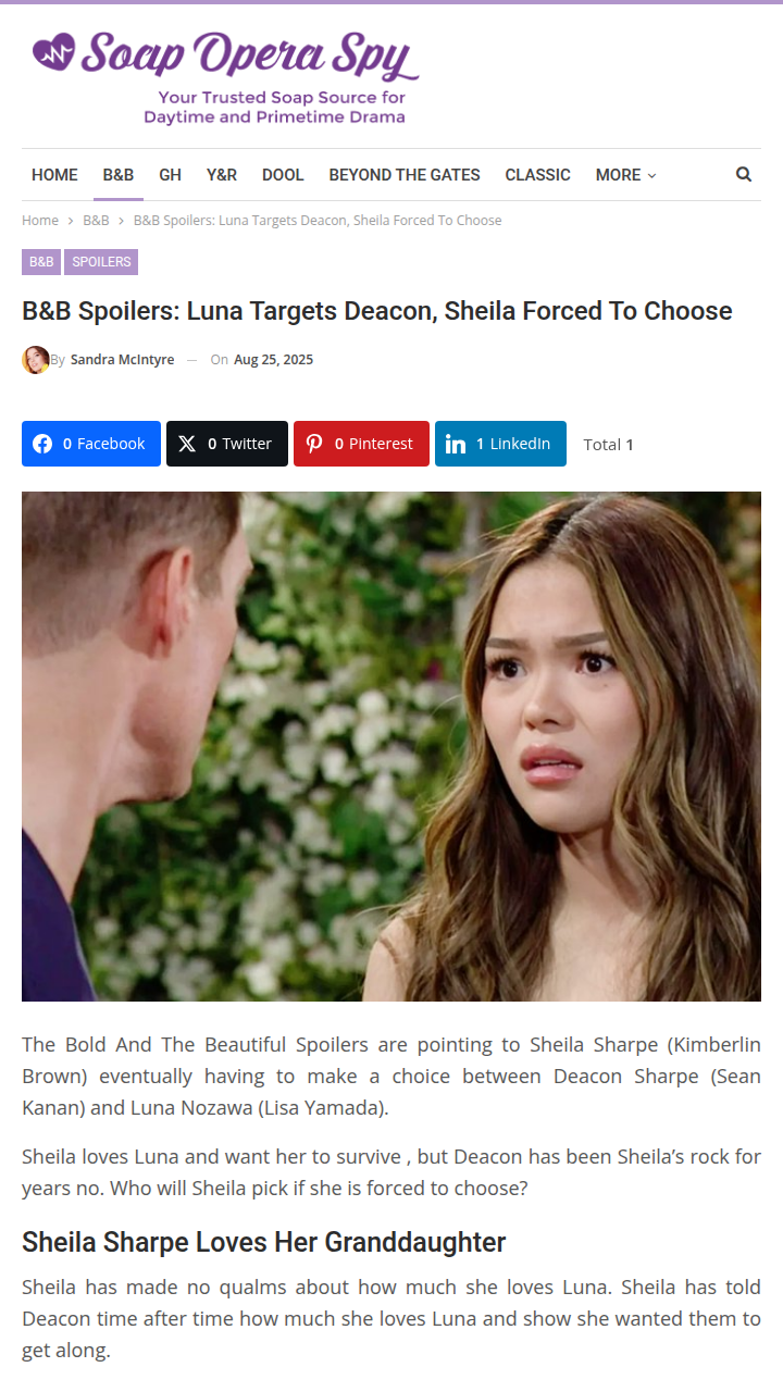 Sheila’s Dilemma: Luna vs Deacon?! 😱