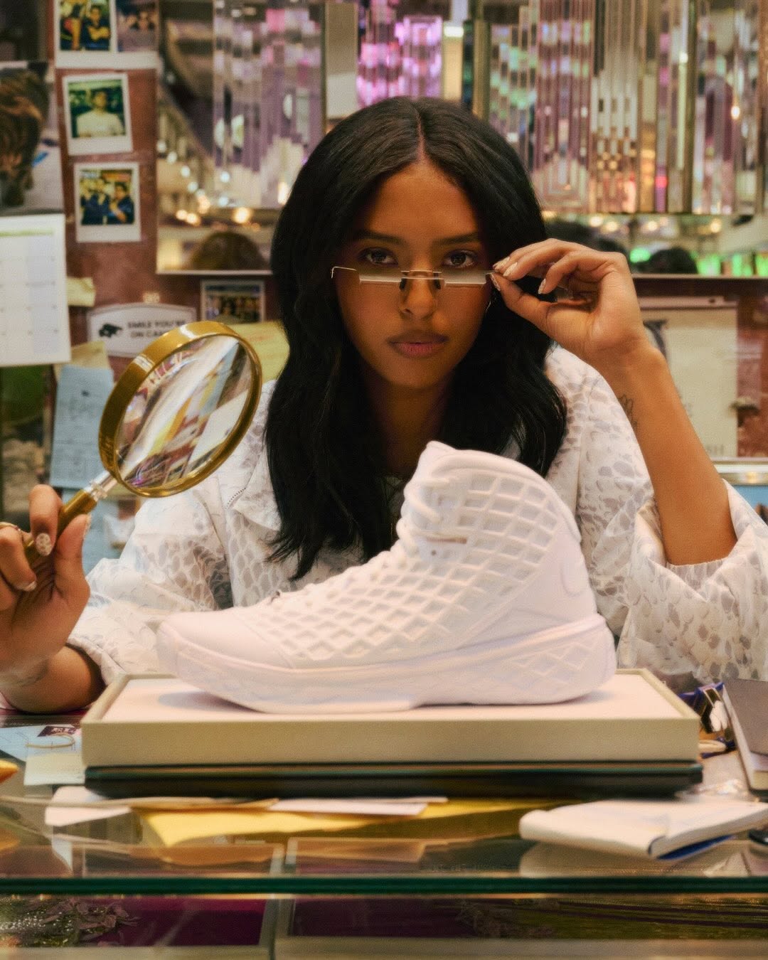 Vanessa Bryant’s Diamond Kobe Kicks Stole the Show